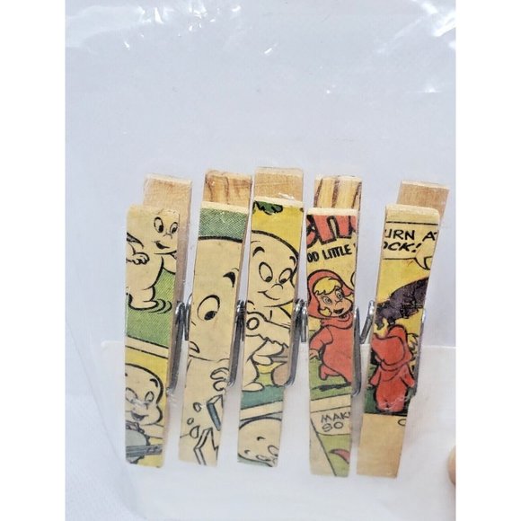 Rare Casper The Friendly Ghost Cartoon Graphic Collectible Cloth Pin - Picture 11 of 11